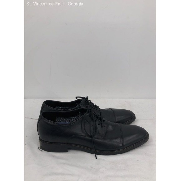 Vince Camuto Ferdie DerbyBlack Solid Dress Shoe Men\'s Size 11 main image 7